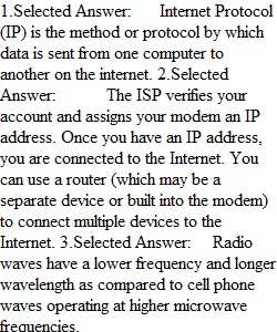 Quiz 3 - Chapter 3 and 4